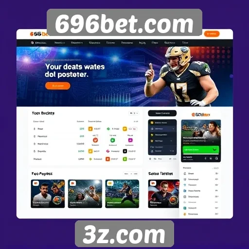 Evolução do design do 696bet.com